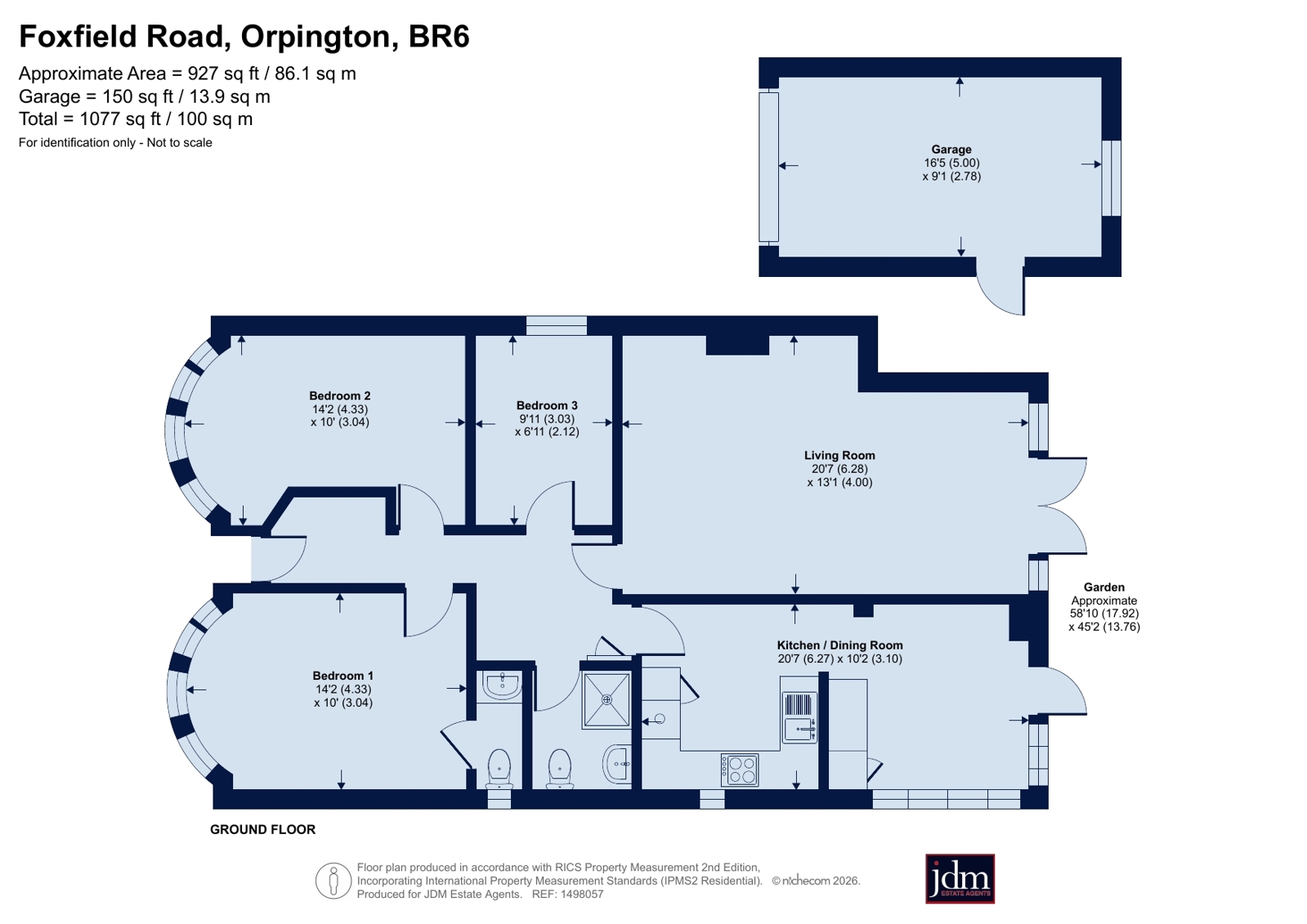 17, Foxfield Road, Orpington floorplan