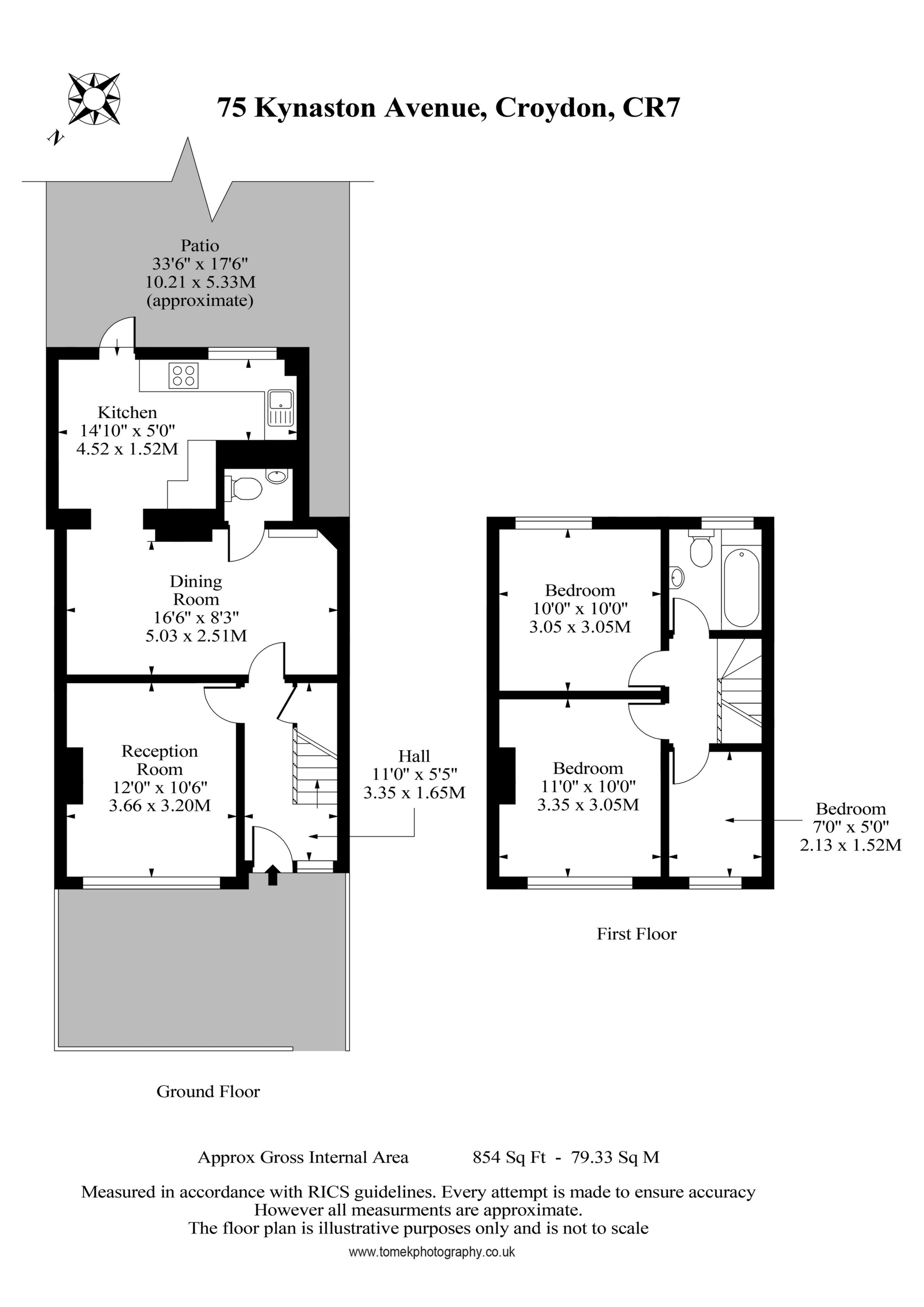 Kynaston Avenue, London floorplan