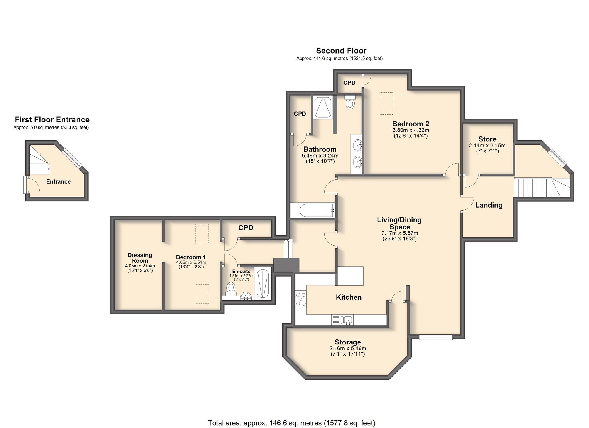 9 Riverdale, Sheffield floorplan