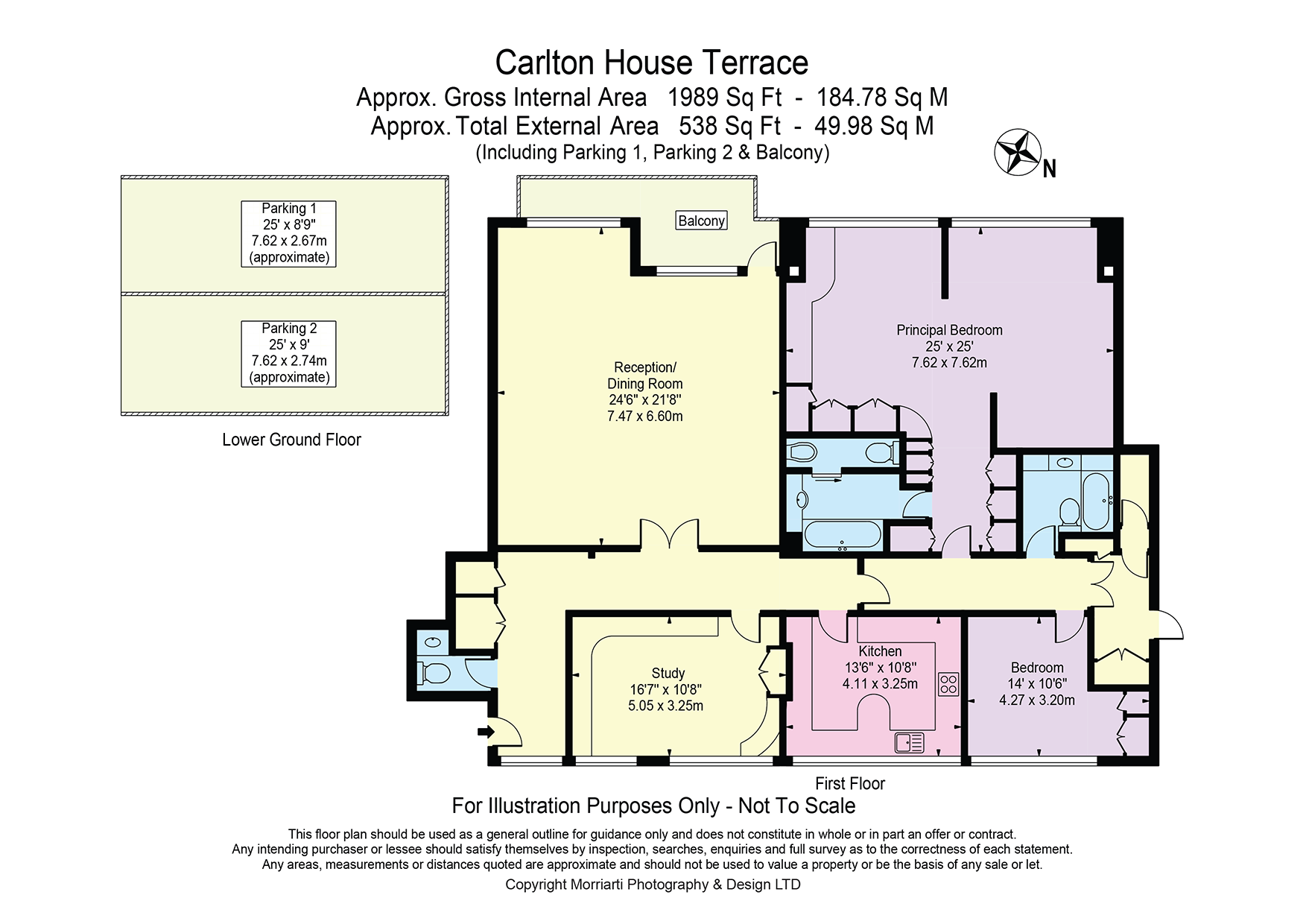 Flat 3, 24, Carlton House Terrace, London floorplan