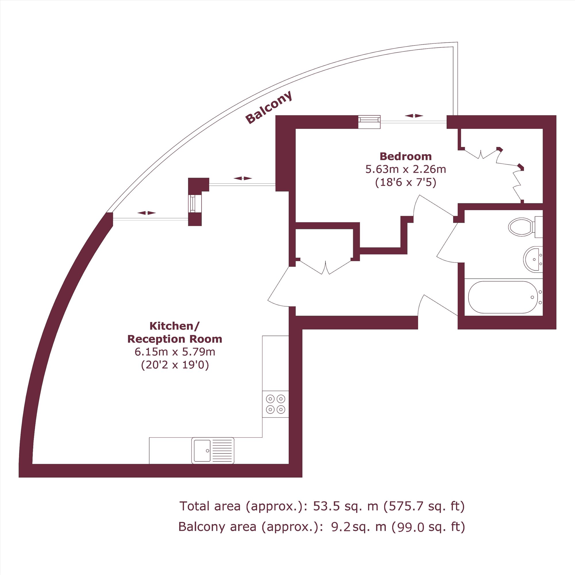 Cubitt Court, London floorplan