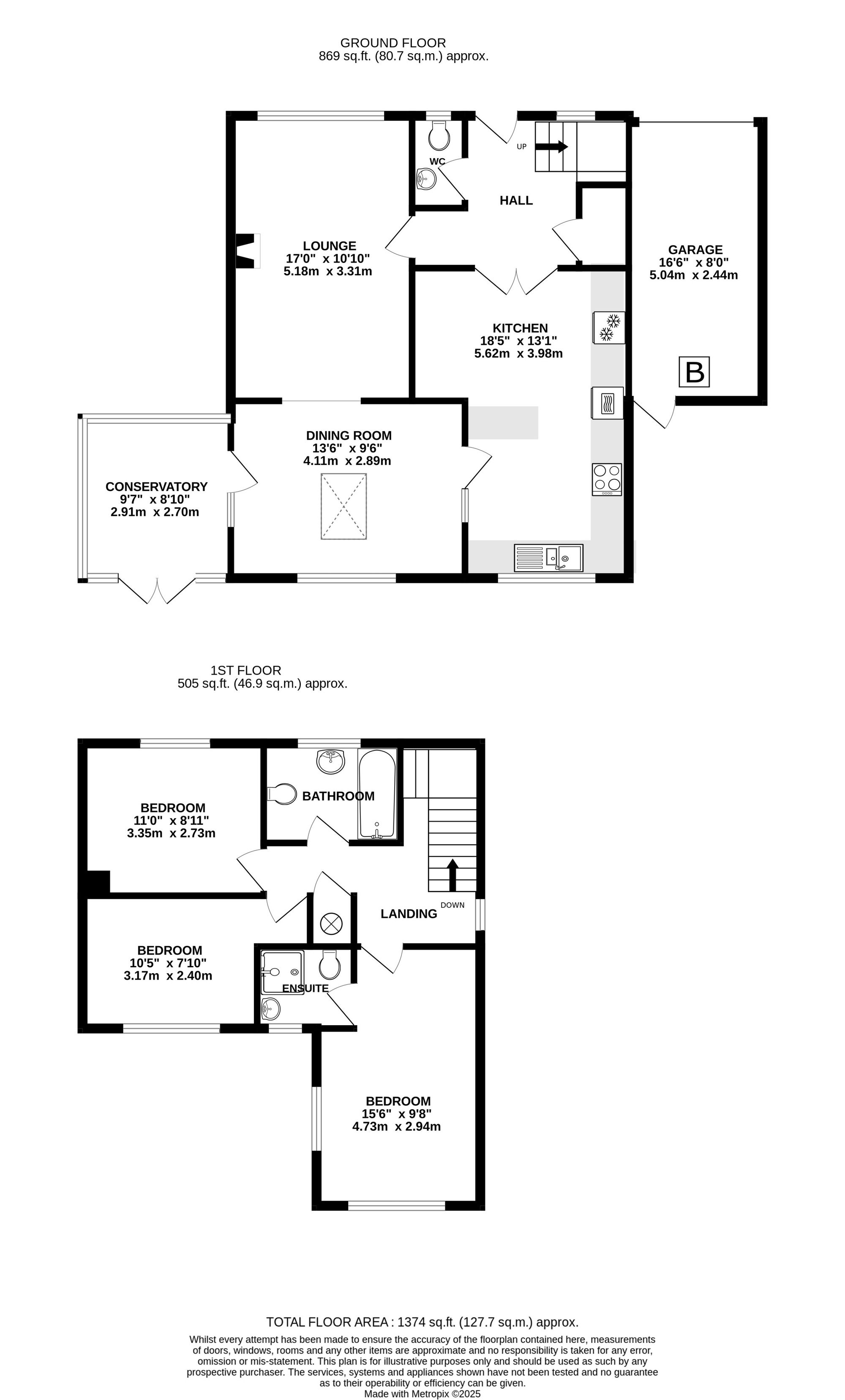 6 Shute Hill, Falmouth floorplan