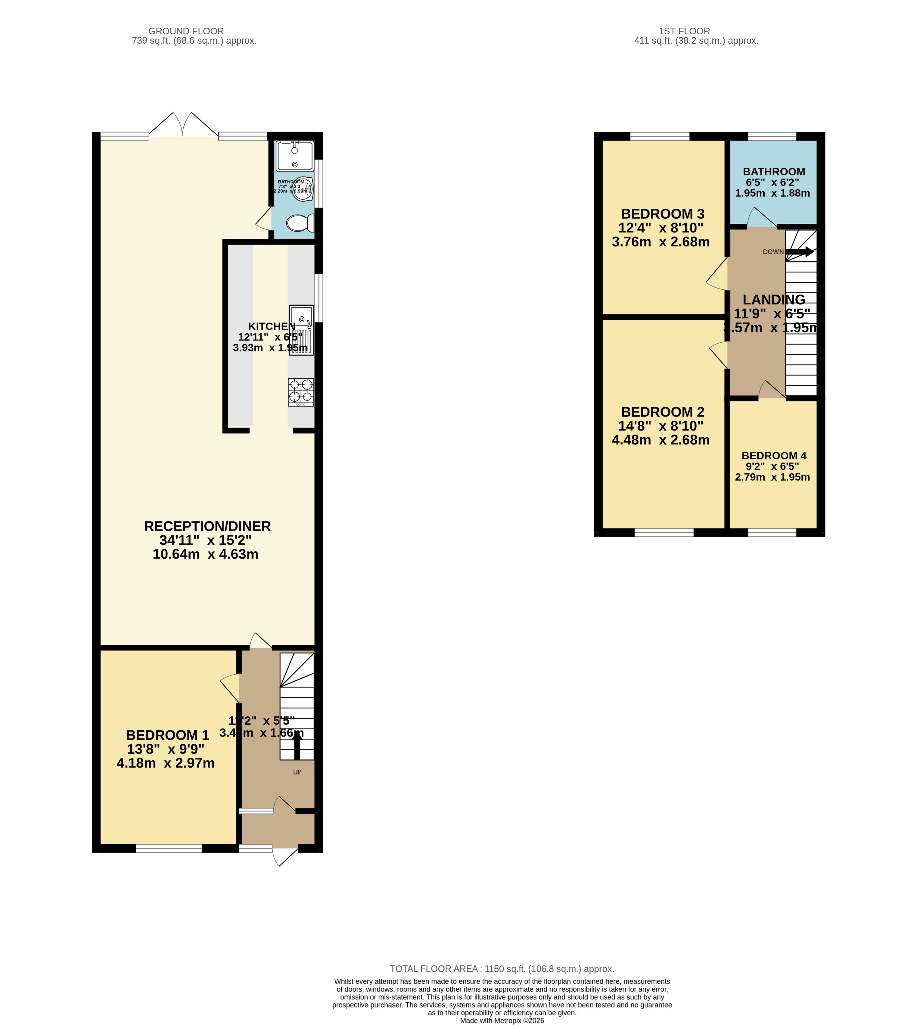 Charterhouse Avenue, Wembley floorplan