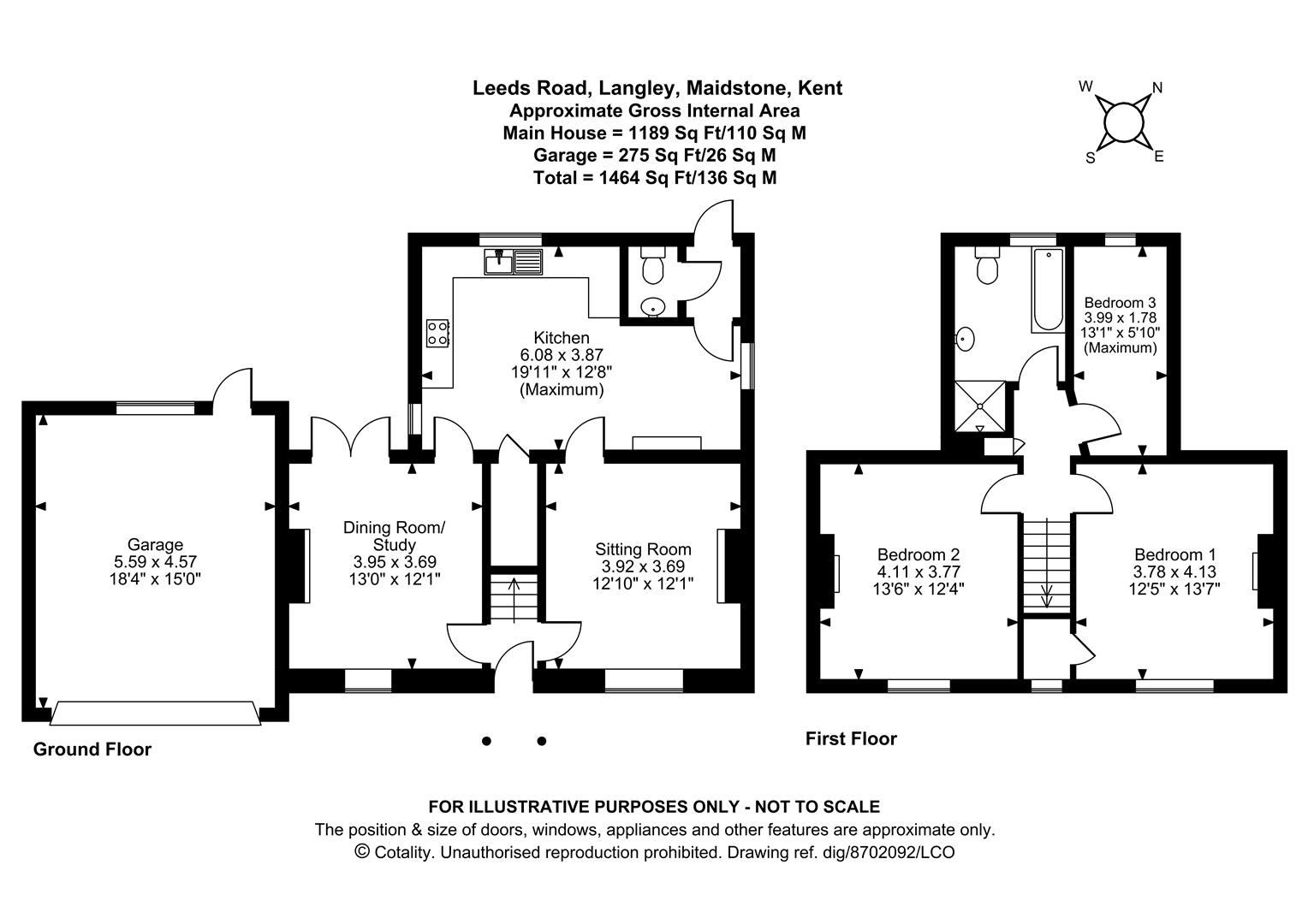 Primula Cottage, Leeds Road, Maidstone floorplan