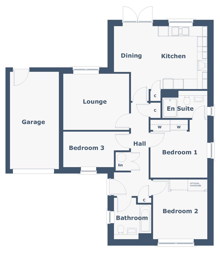 Plot 15, Park View, Guildtown floorplan