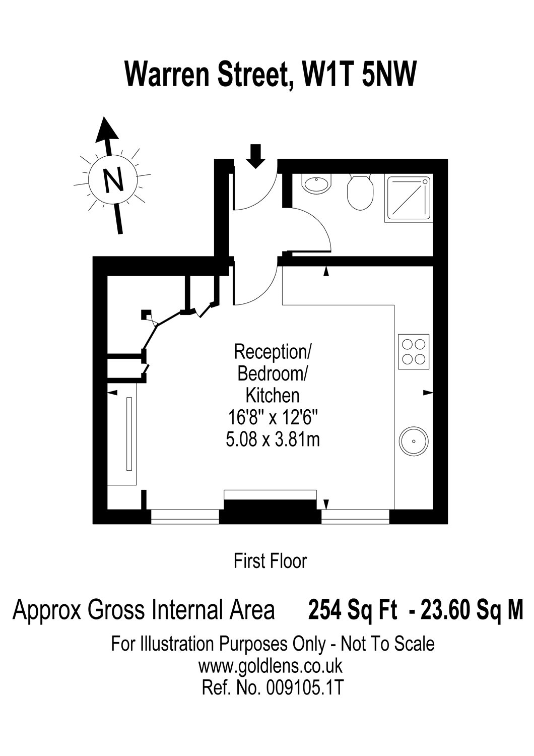 0 Bedrooms Studio for sale in Warren Street, London W1T