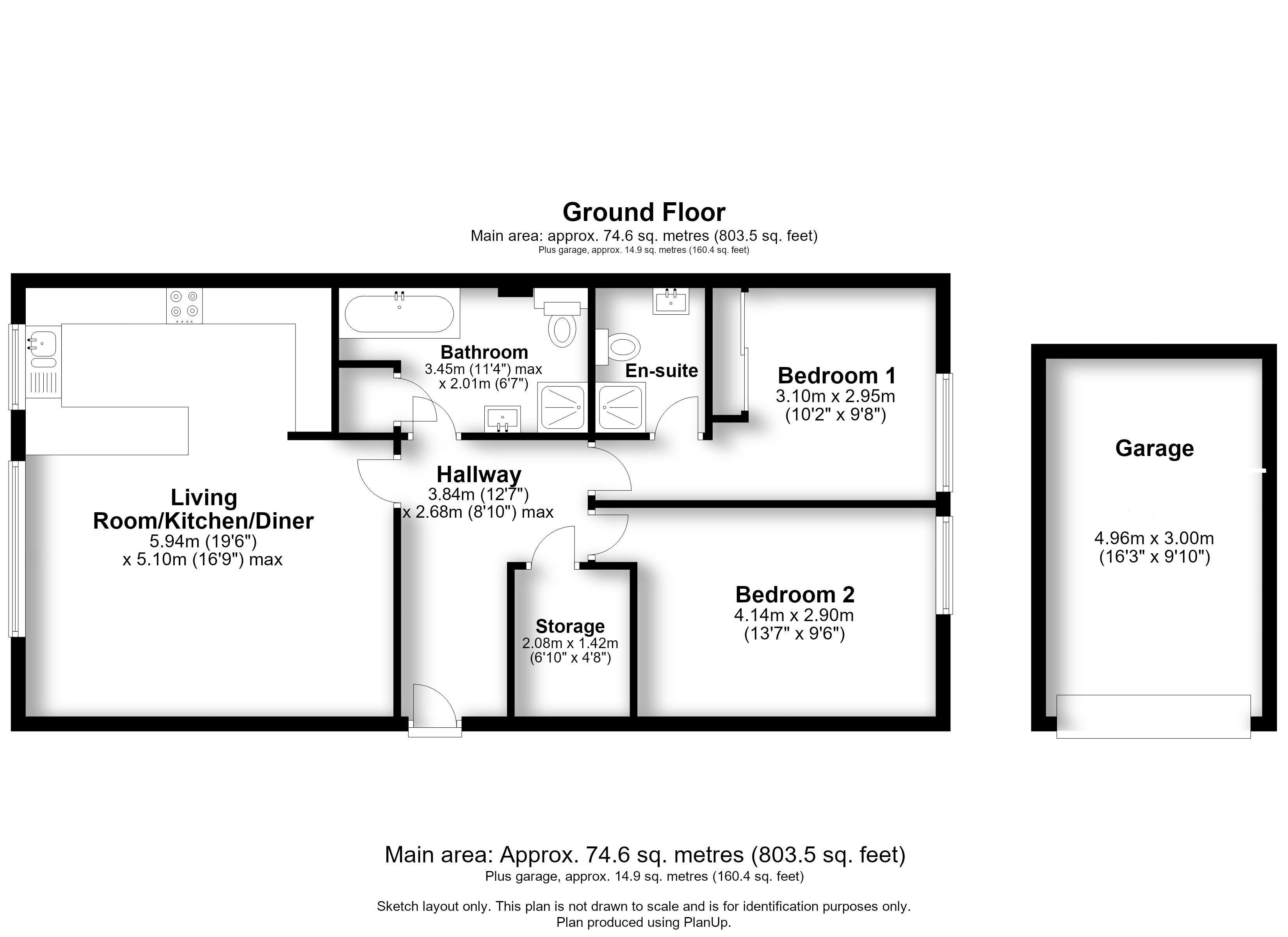 Hickling Way, Harpenden floorplan