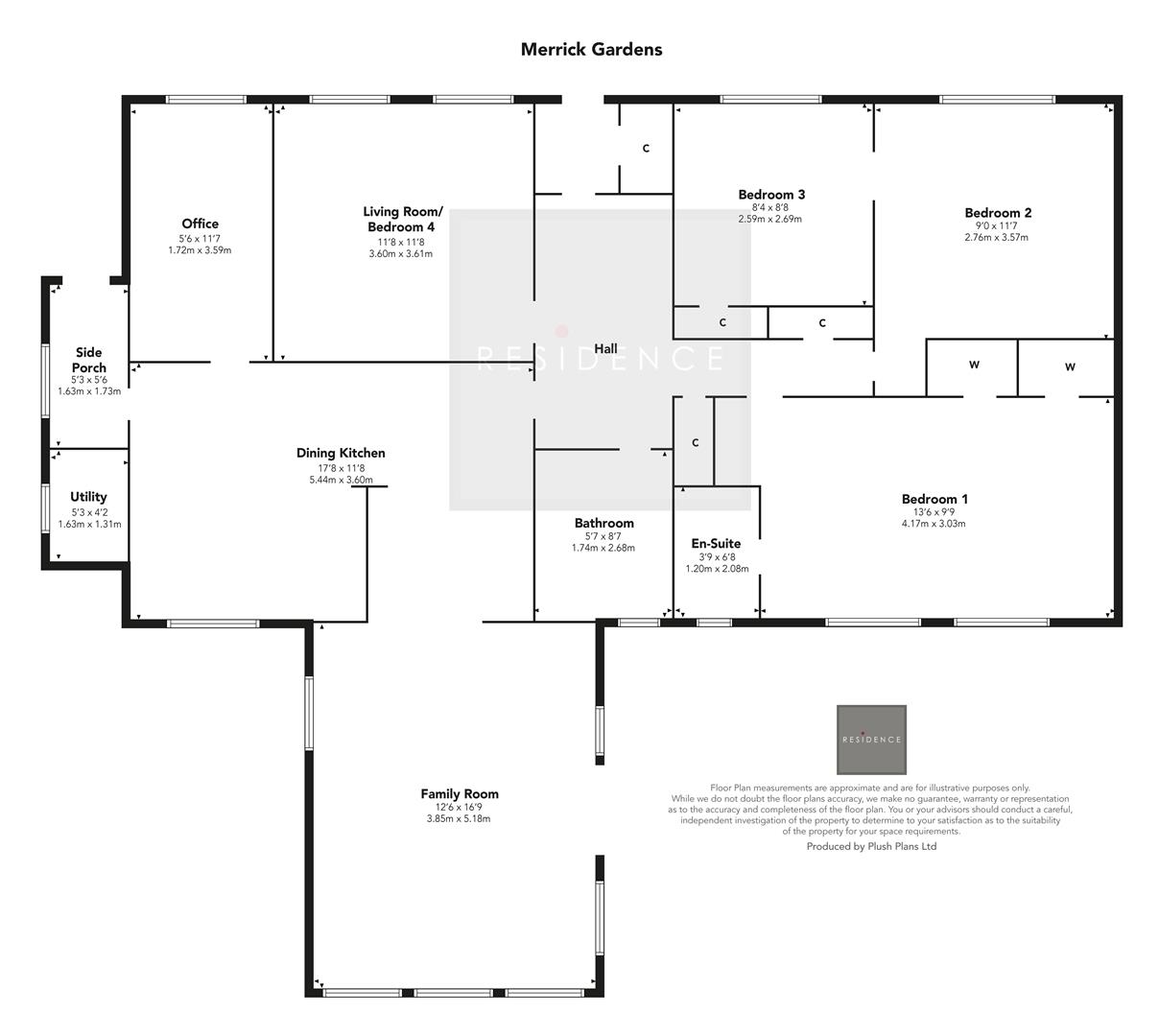 23, Merrick Gardens, Hamilton floorplan