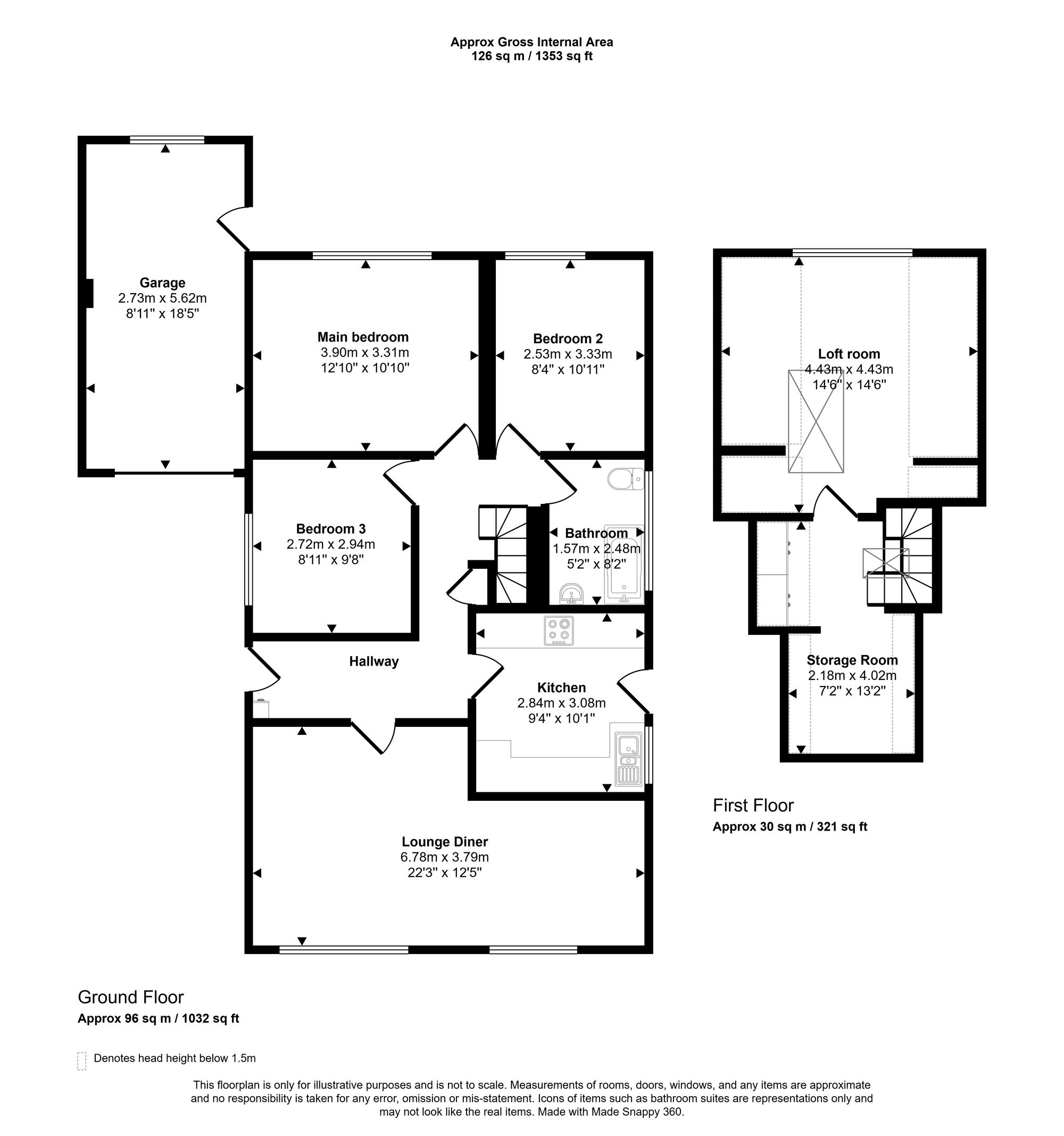 7 Pine View, Wigan floorplan