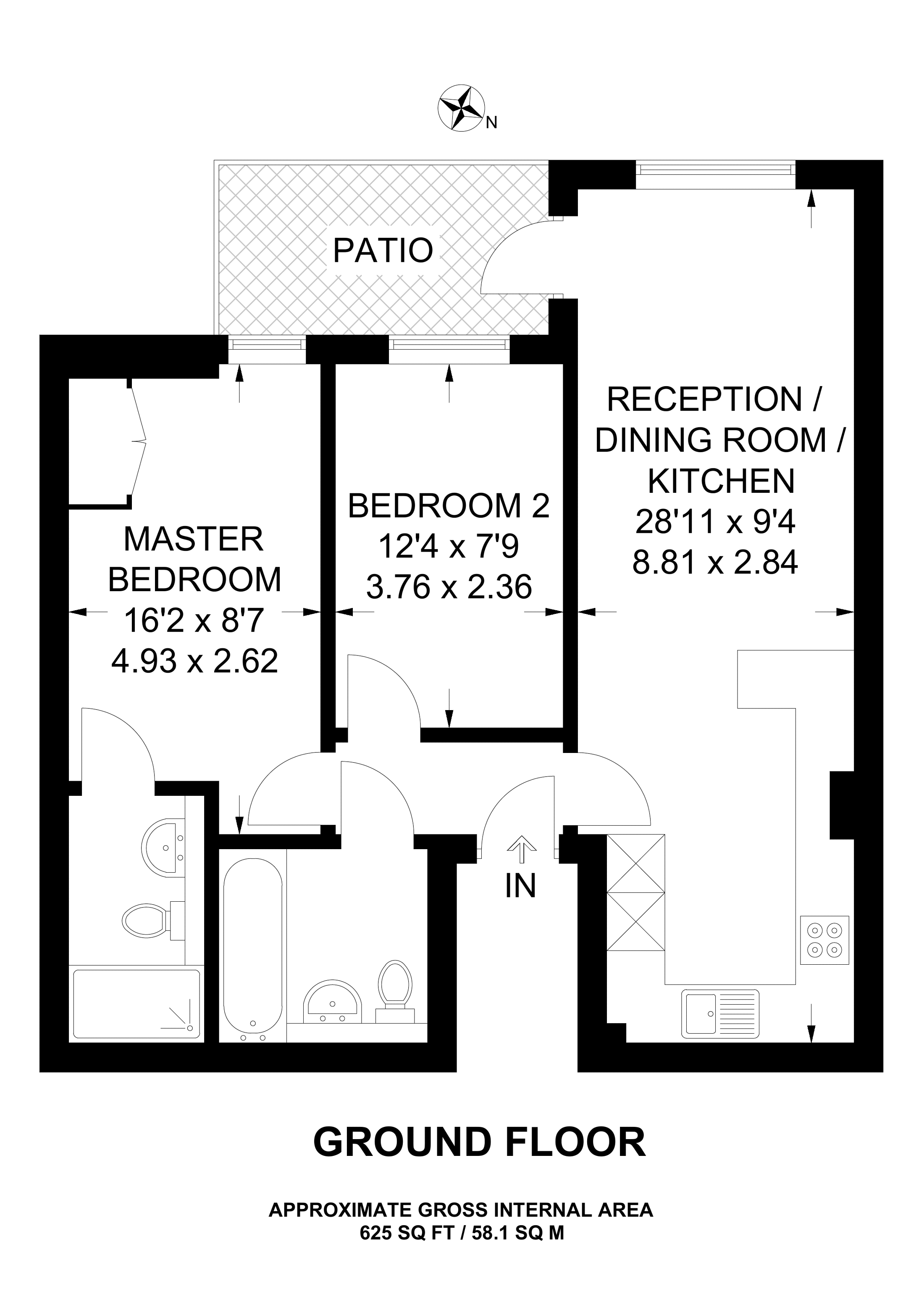 2 Bedrooms Flat for sale in Regal House, Sands End SW6