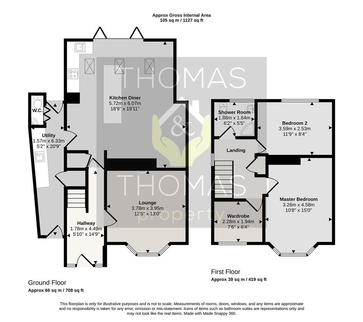 1, Howard Place, Gloucester floorplan