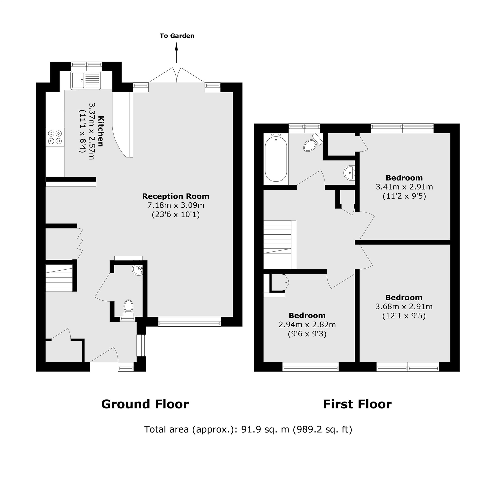 37, Borland Road, Teddington floorplan