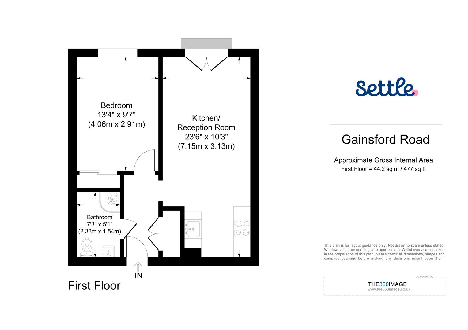 Flat 20, 47, Gainsford Road, London floorplan