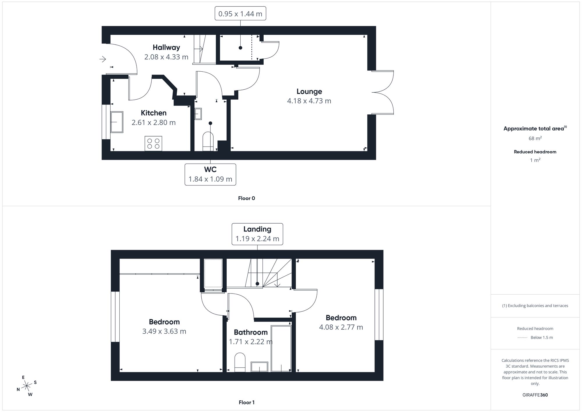 67 Featherwood Avenue, Newcastle Upon Tyne floorplan