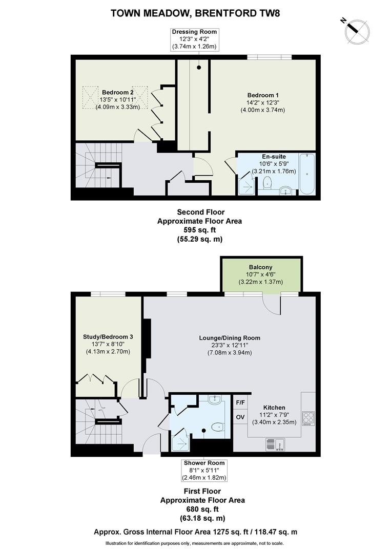 Apartment 16, 3, Town Meadow, Brentford floorplan