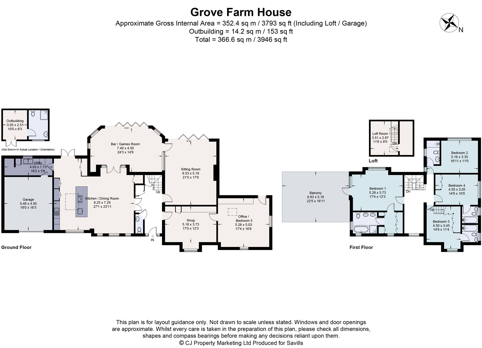 Grove Farm House,, Warren Lane, Middlesex floorplan