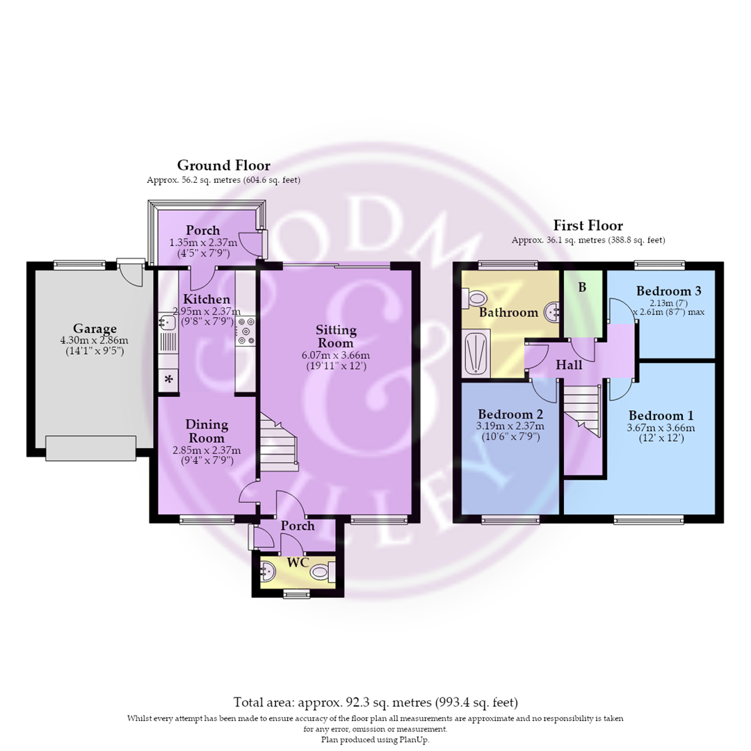 The Perrings, Nailsea floorplan