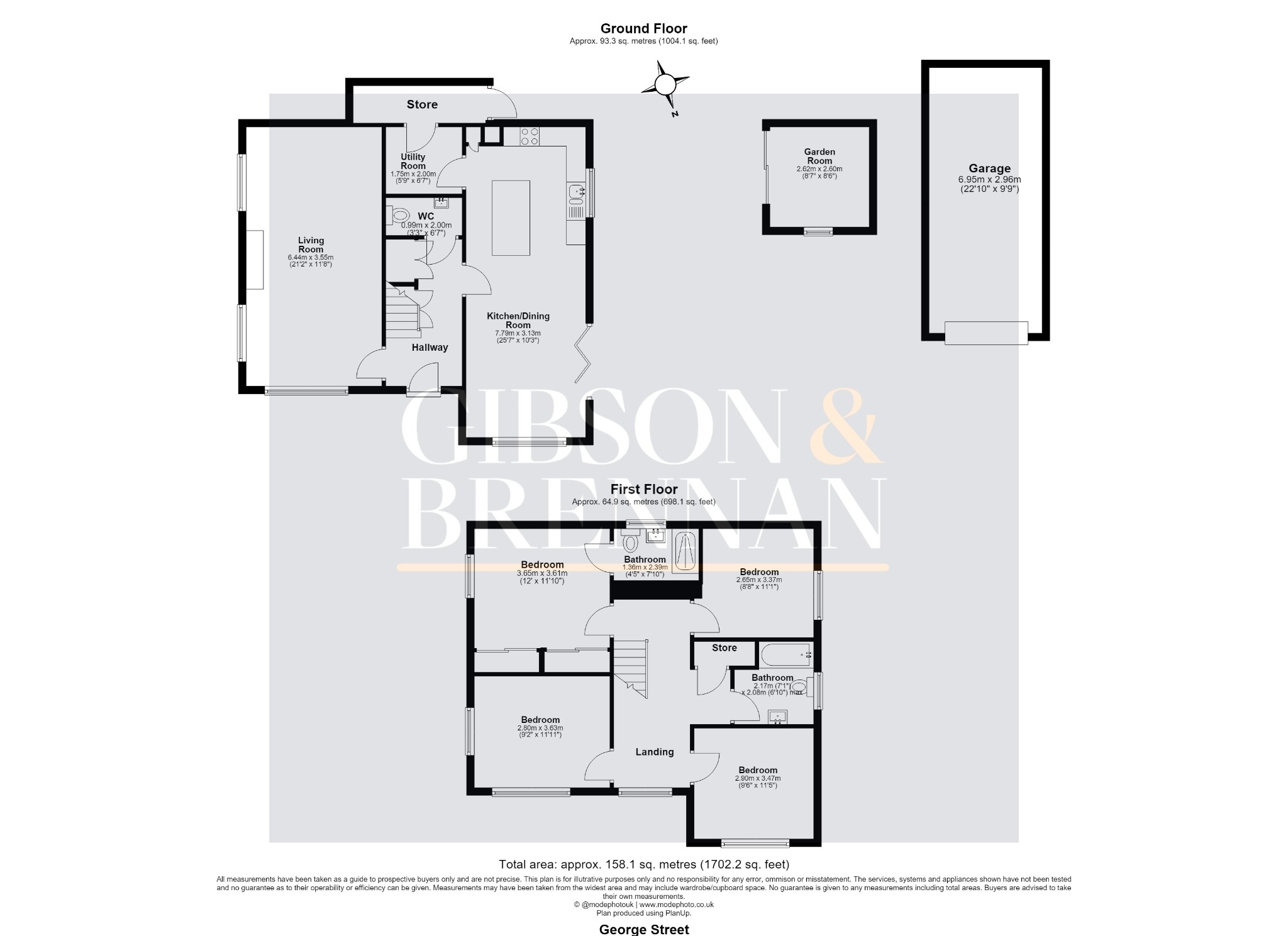 1, George Street, Basildon floorplan