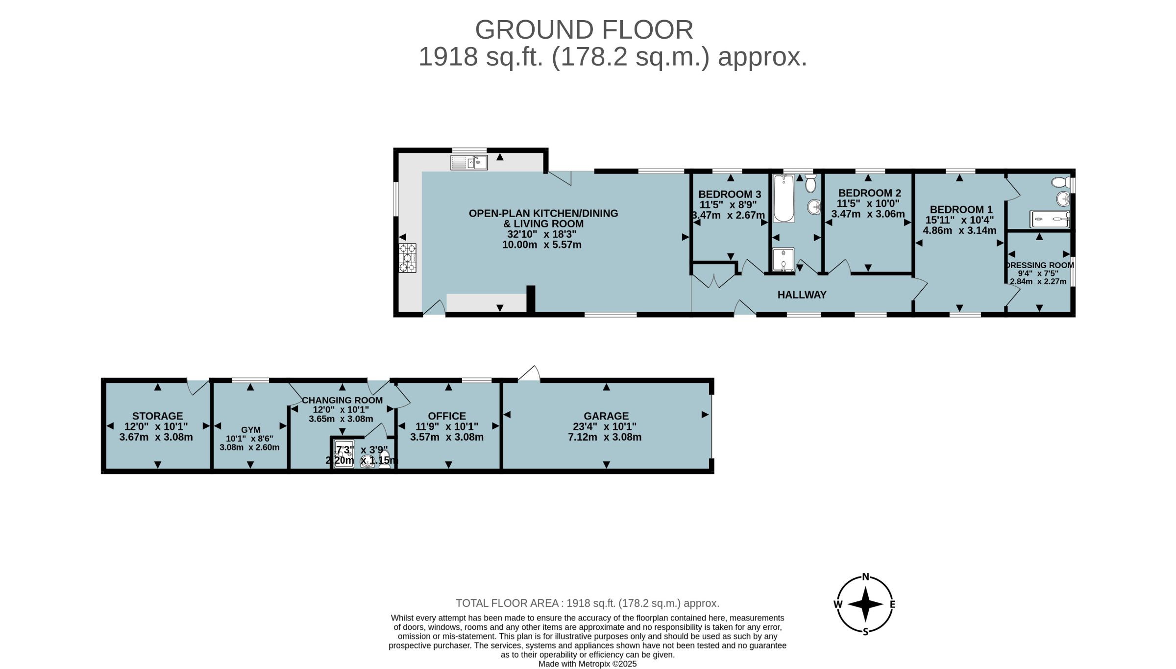 Higher Cheldon Cross, Chulmleigh floorplan