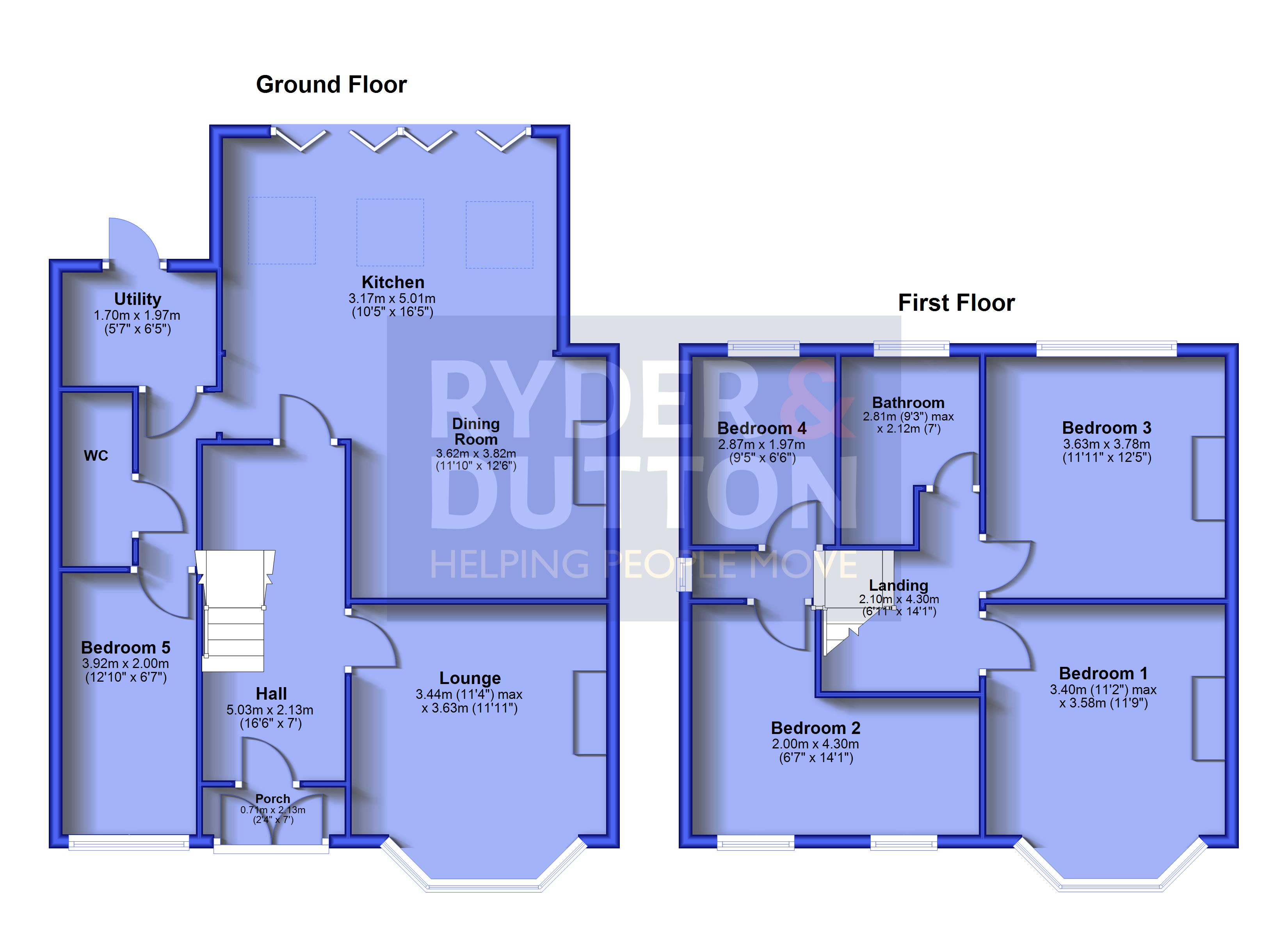 48, St. Georges Square, Oldham floorplan