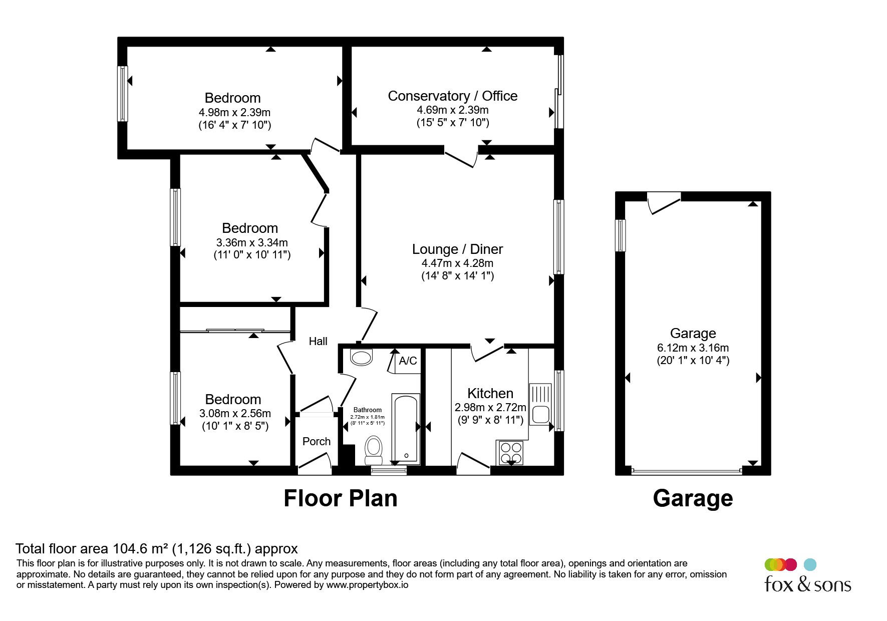 46, Redwing Road, Waterlooville floorplan
