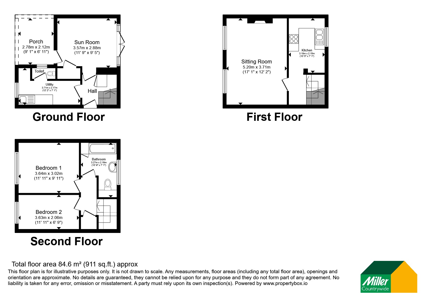 2, Orchard Court, Cornwall floorplan