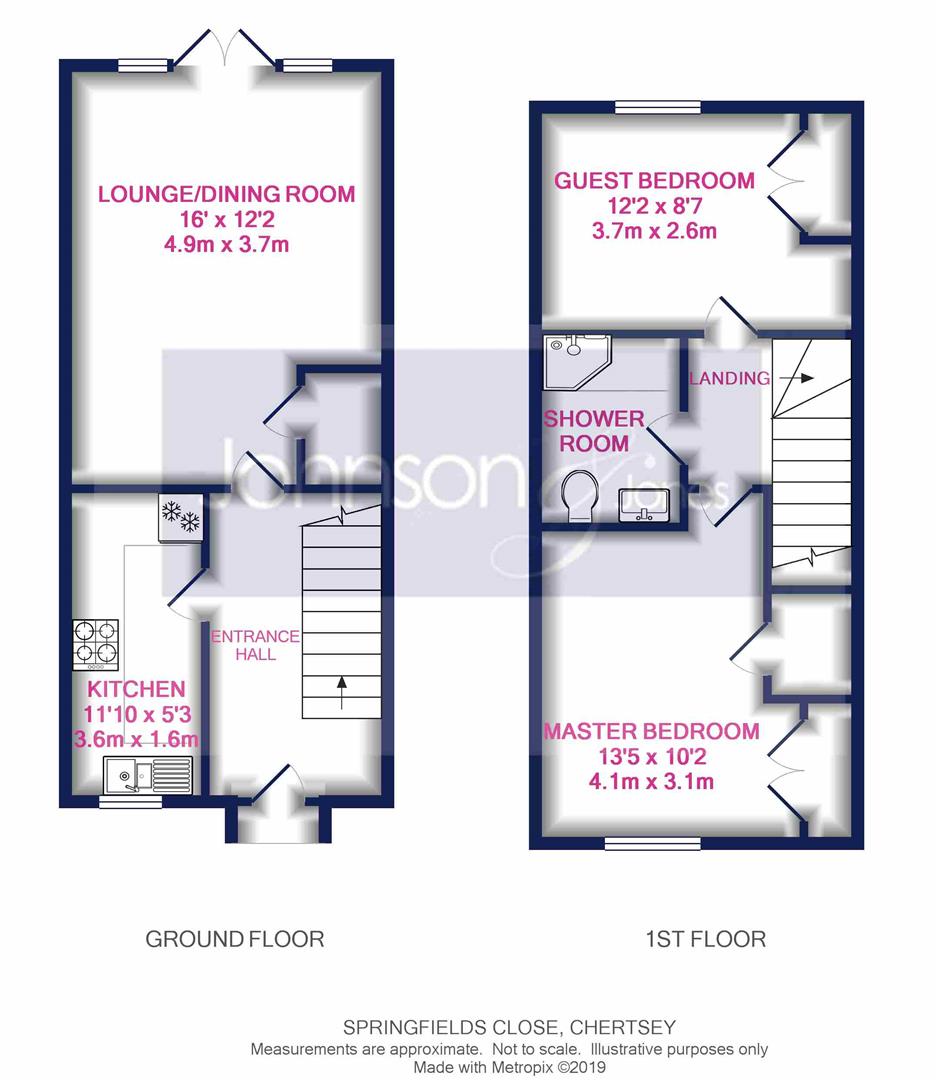 Springfields Close, Chertsey floorplan