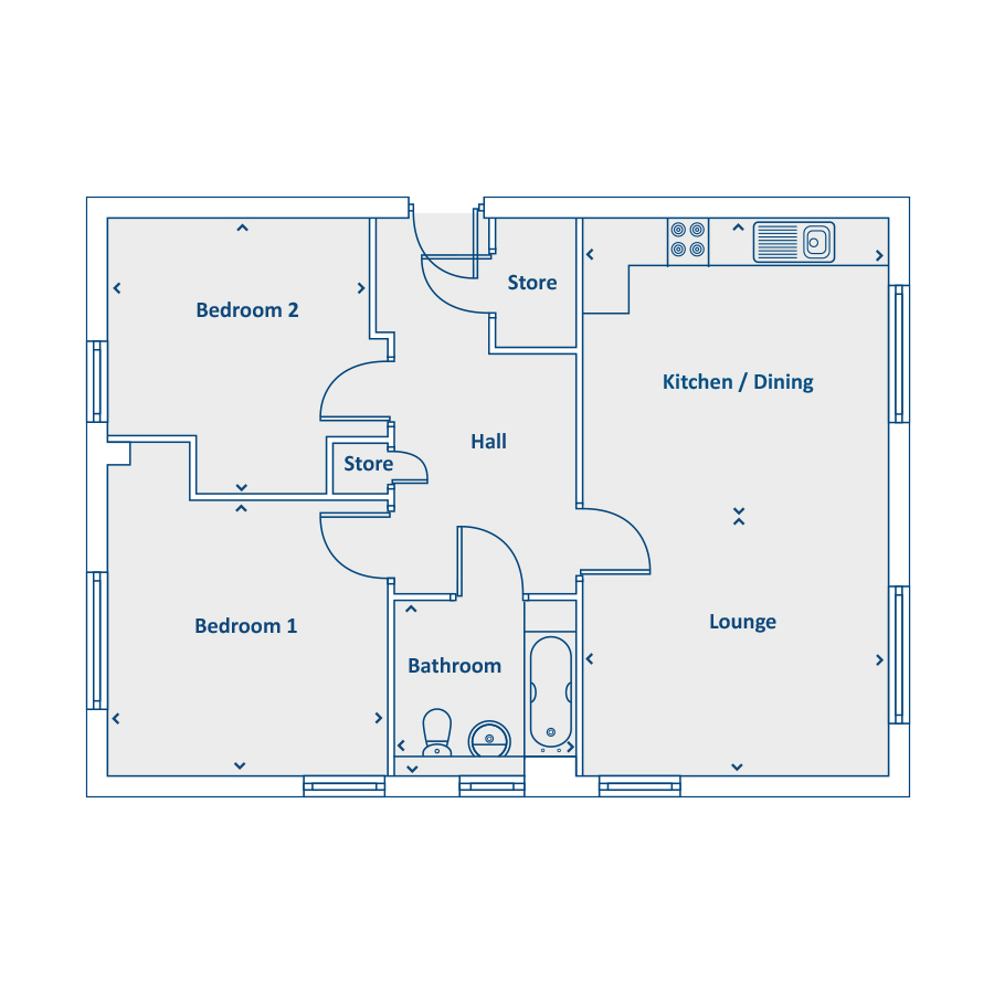 Plot 191, Sighthill Circus, Pinkston Road, Glasgow floorplan