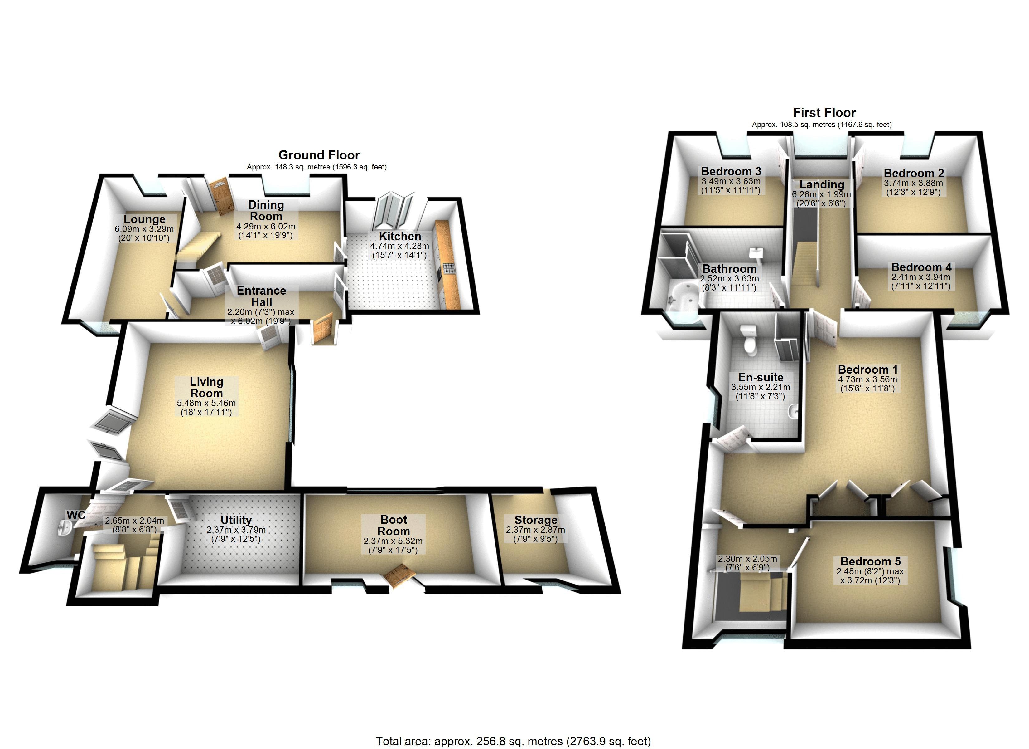 Croco Brook Farm, Chester Road, Holmes Chapel floorplan