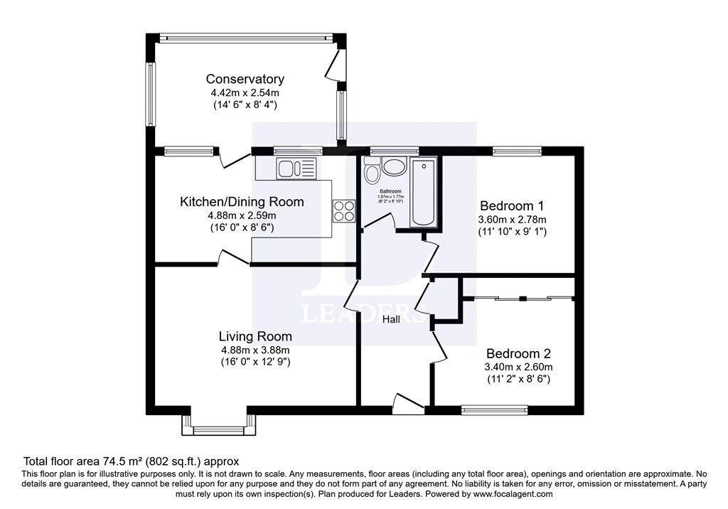 14A,, Winfold Road, Cambridge floorplan