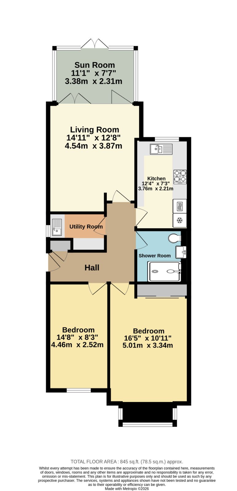 1, Gambell Close, Sittingbourne floorplan