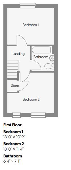 34, Bay Rise Lane, Wakefield floorplan