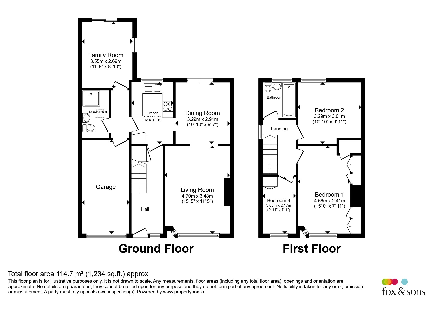 45, Arundel Drive, Fareham floorplan