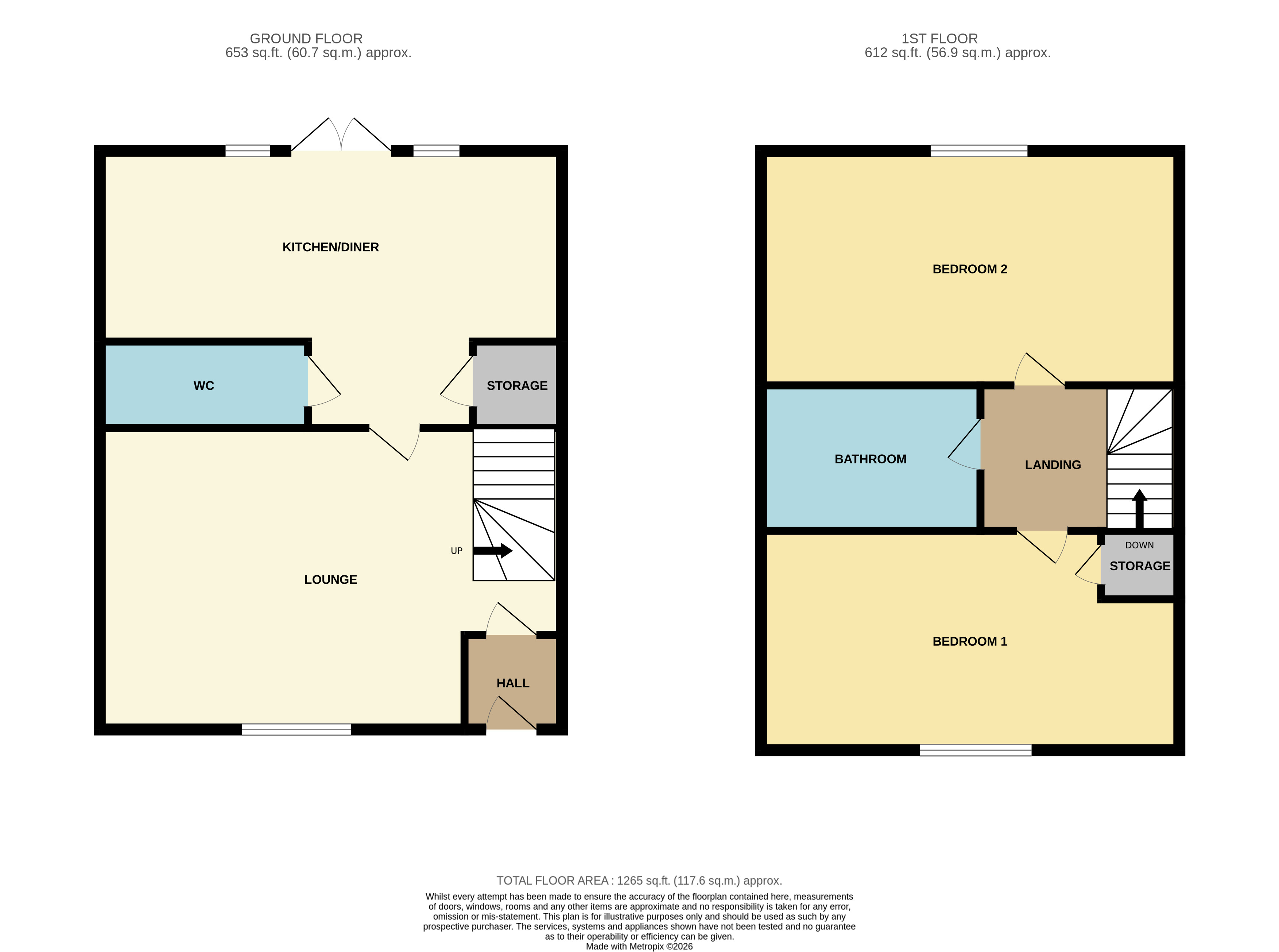 13, Top Knot Close, Warwickshire floorplan