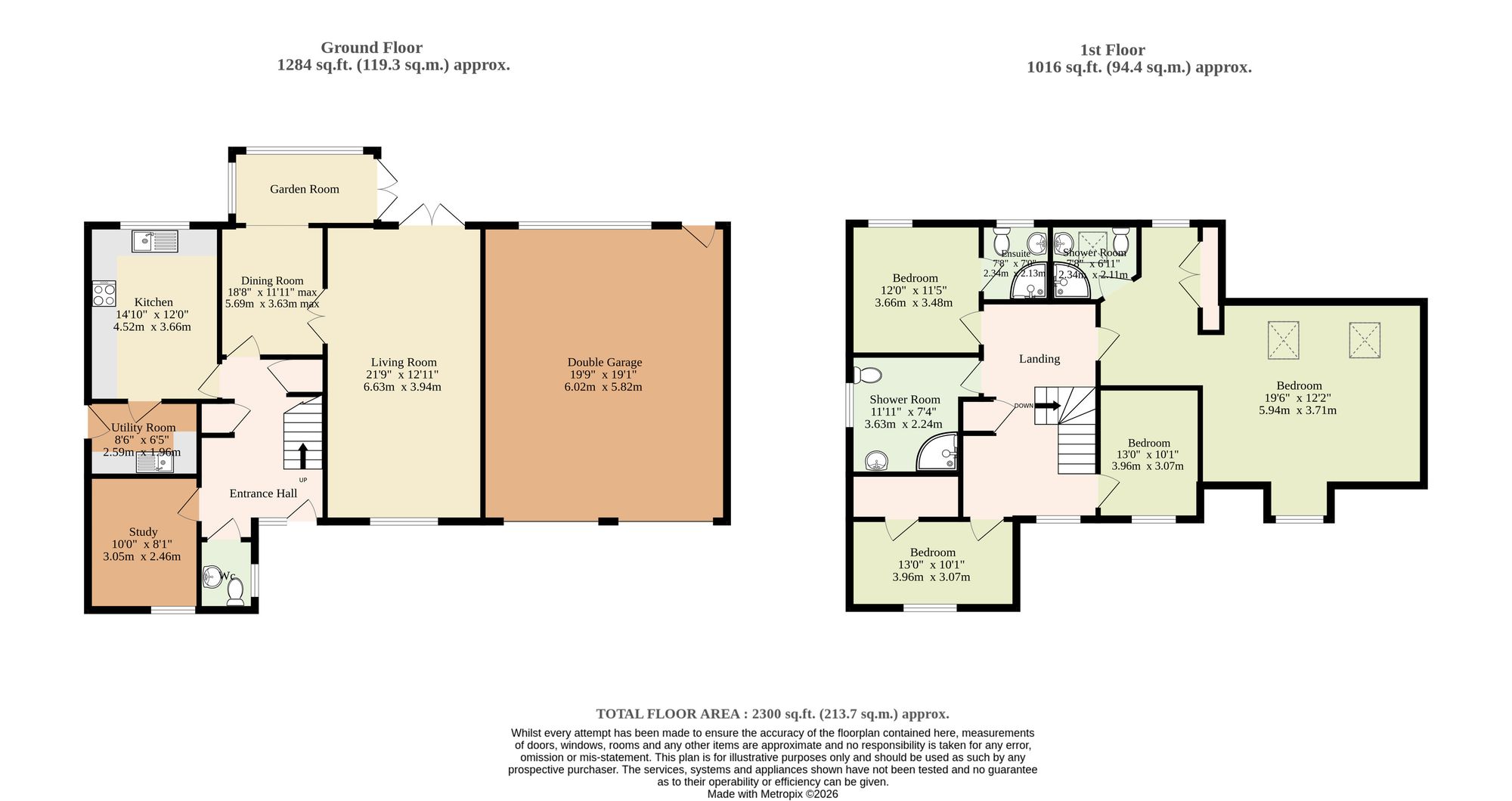 6 Oaklands Drive, Great Yarmouth floorplan