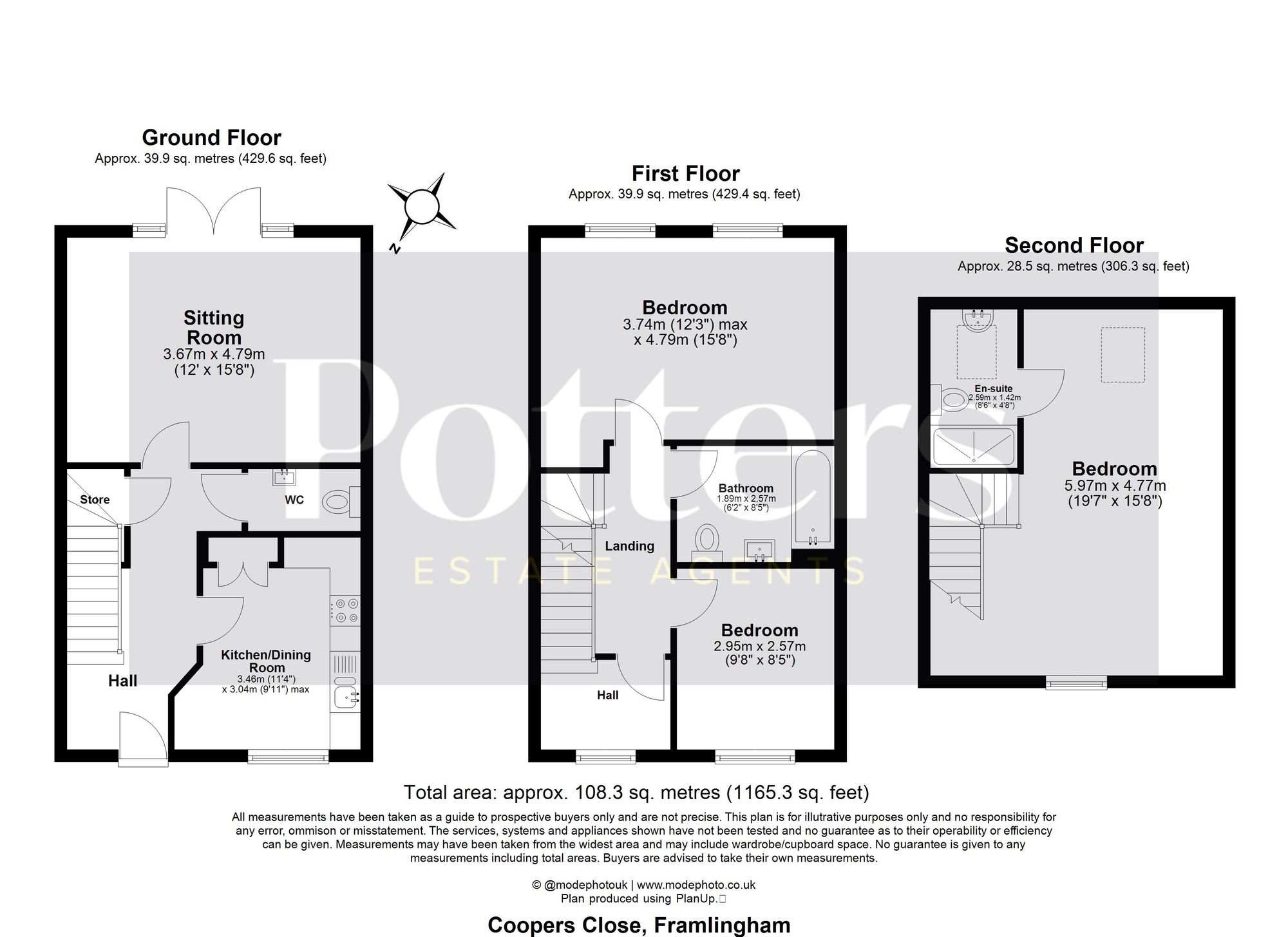 12 Coopers Close, Woodbridge floorplan