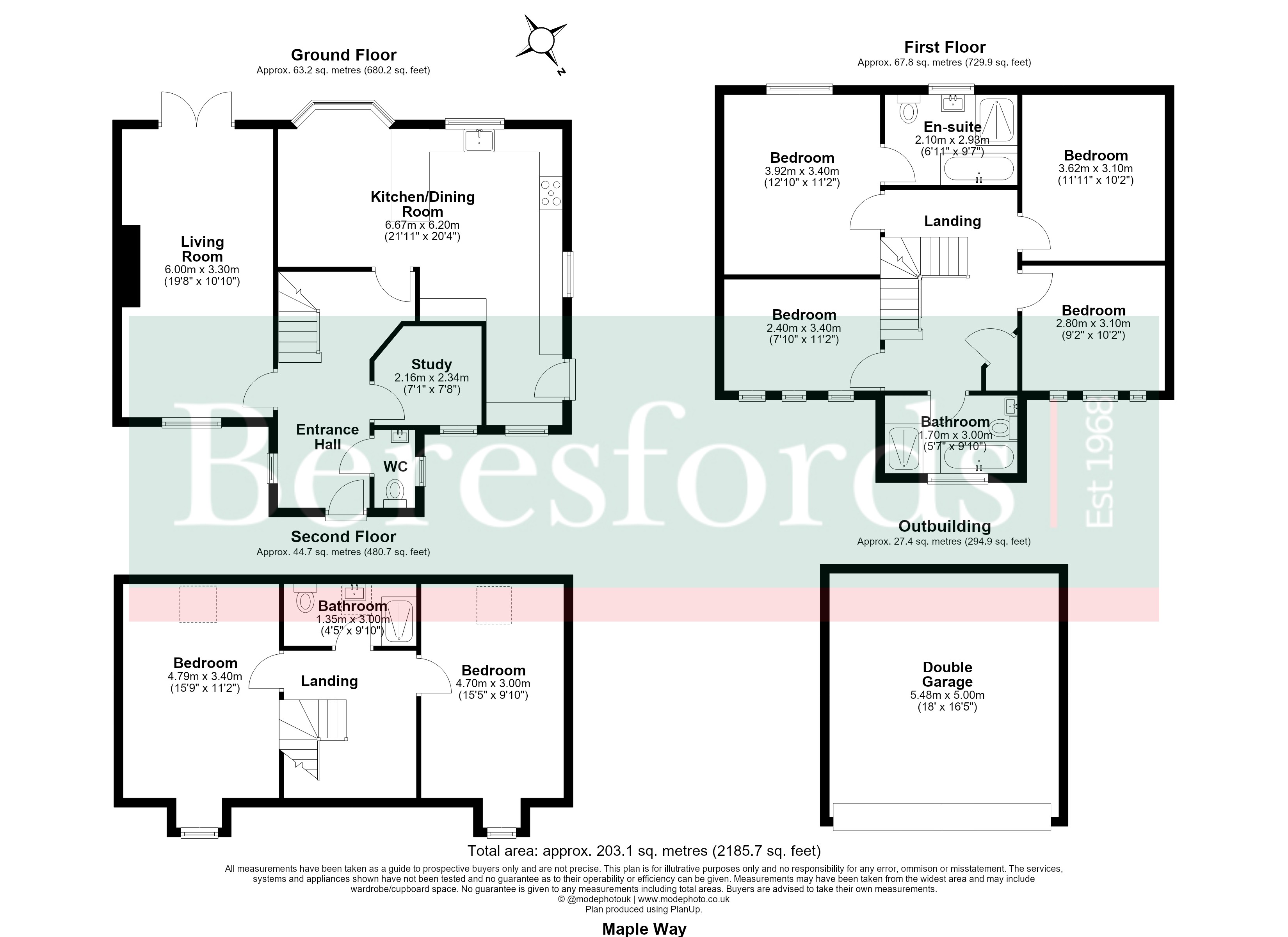 41, Maple Way, Essex floorplan