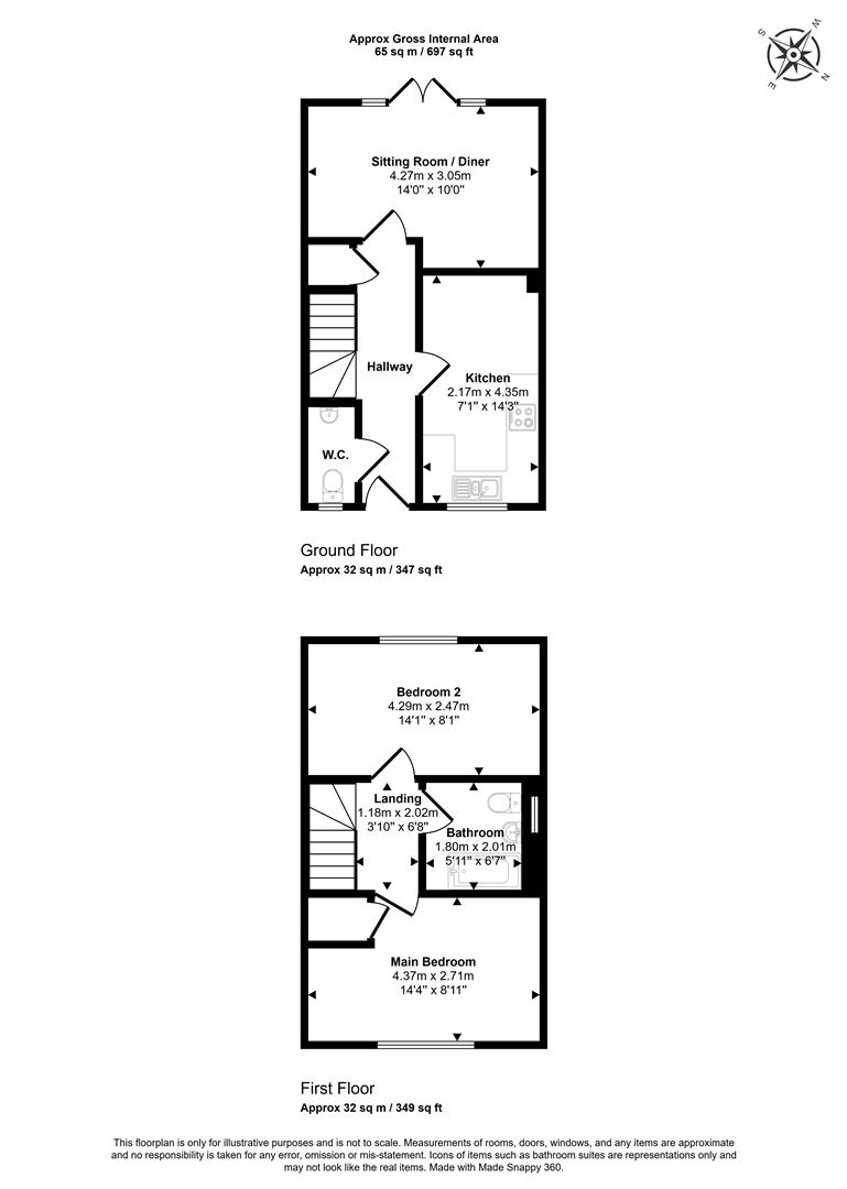 2, Woodlanders Road, Sturminster Newton floorplan
