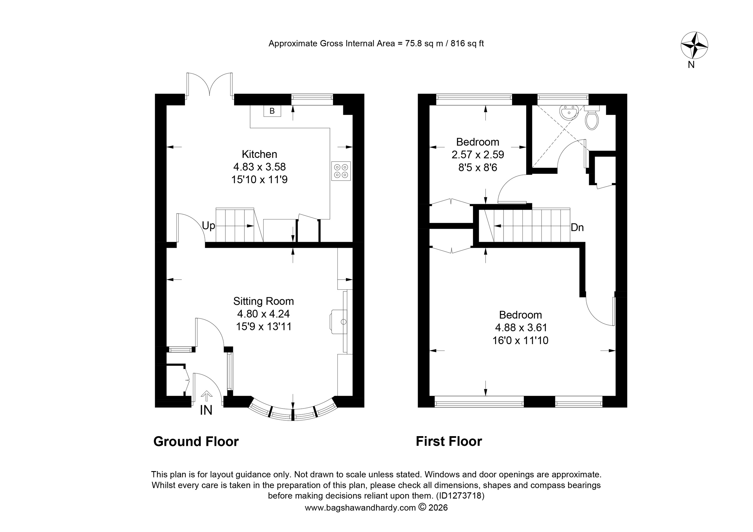 4 Warham Road, Sevenoaks floorplan