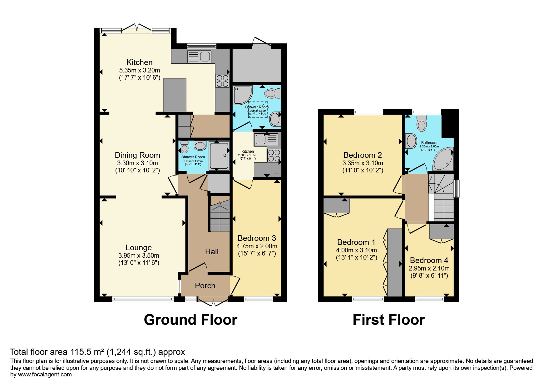 282, Balmoral Drive, Hayes floorplan