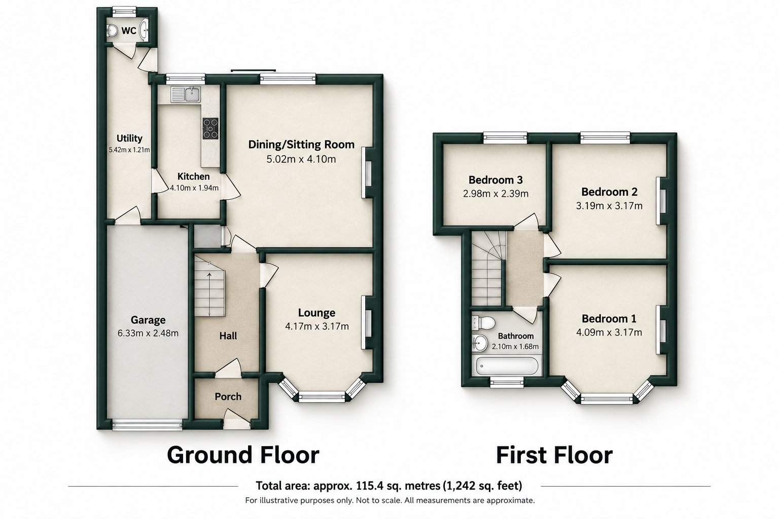 100, Minnis Road, Birchington floorplan