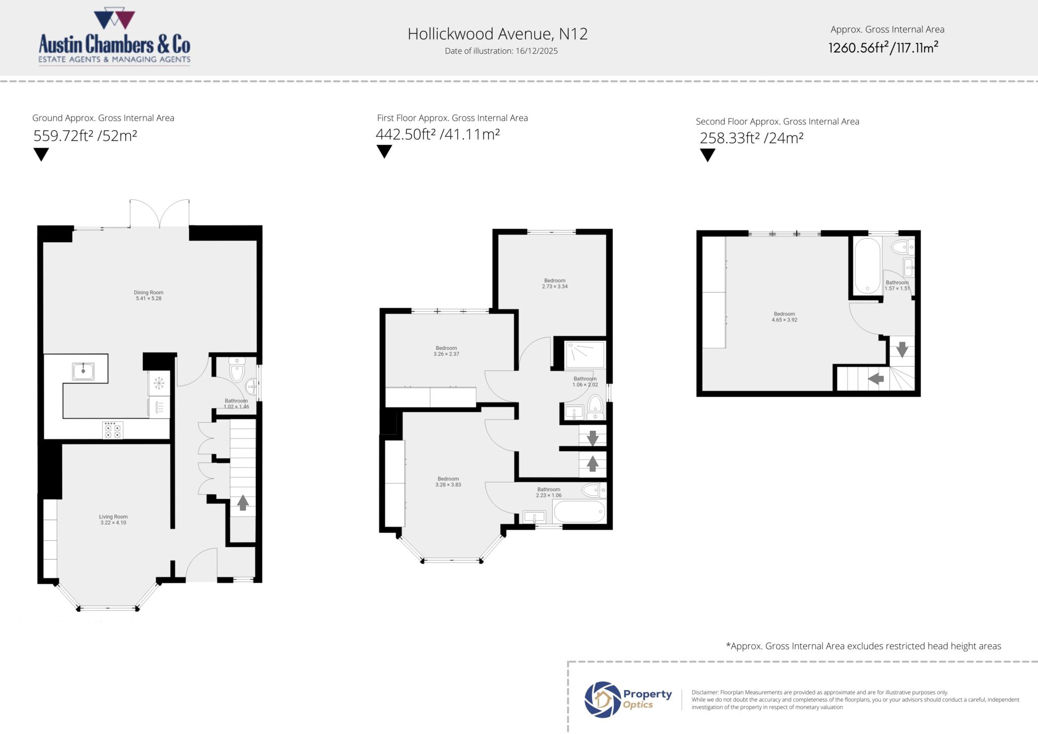 Hollickwood Avenue, London floorplan