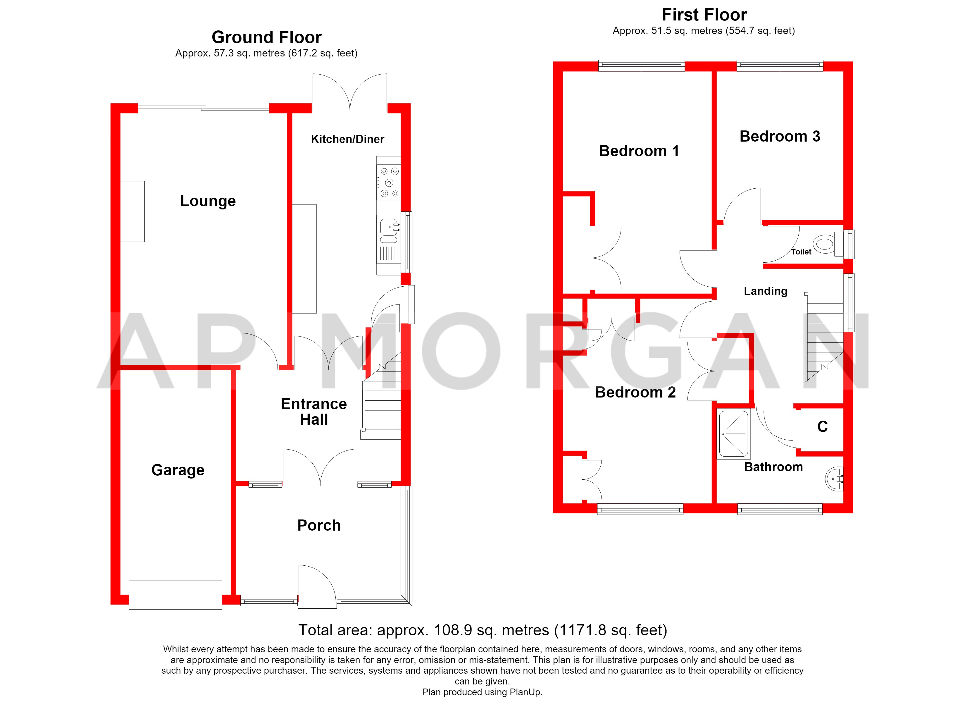 9, Jasmin Croft, Birmingham floorplan