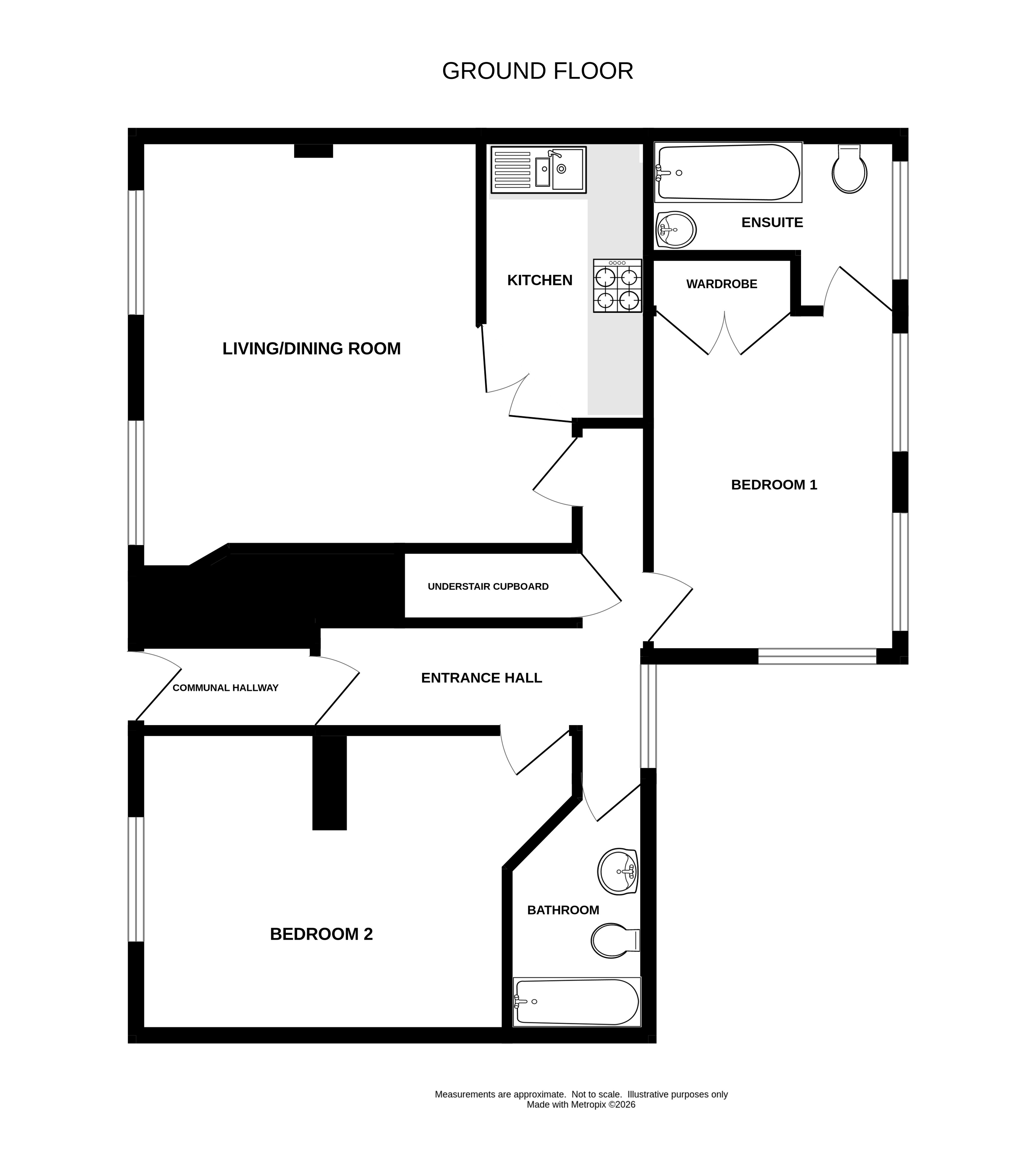 3 South Wing, Devington Park, Exeter floorplan
