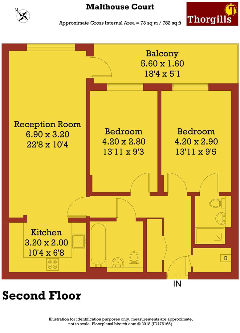 2 Bedrooms Flat for sale in High Street, Brentford TW8