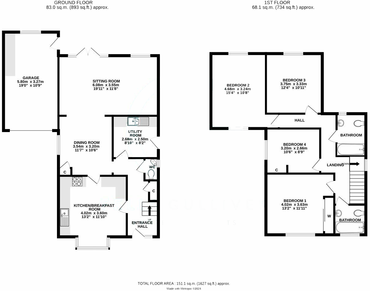 107, Manor Road, New Milton floorplan