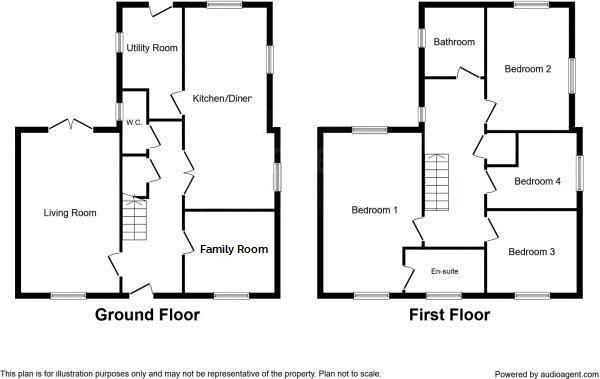 4 Bedrooms Detached house for sale in Hathaway Close, Penkridge, Stafford ST19