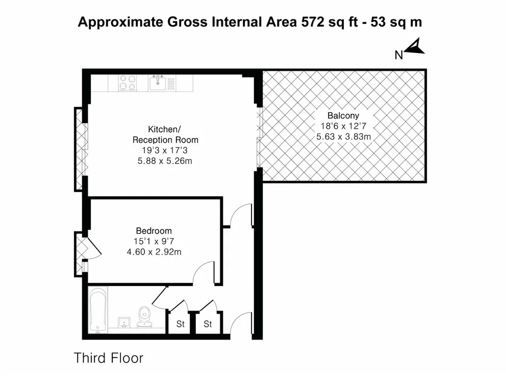 Hackney Road, London floorplan