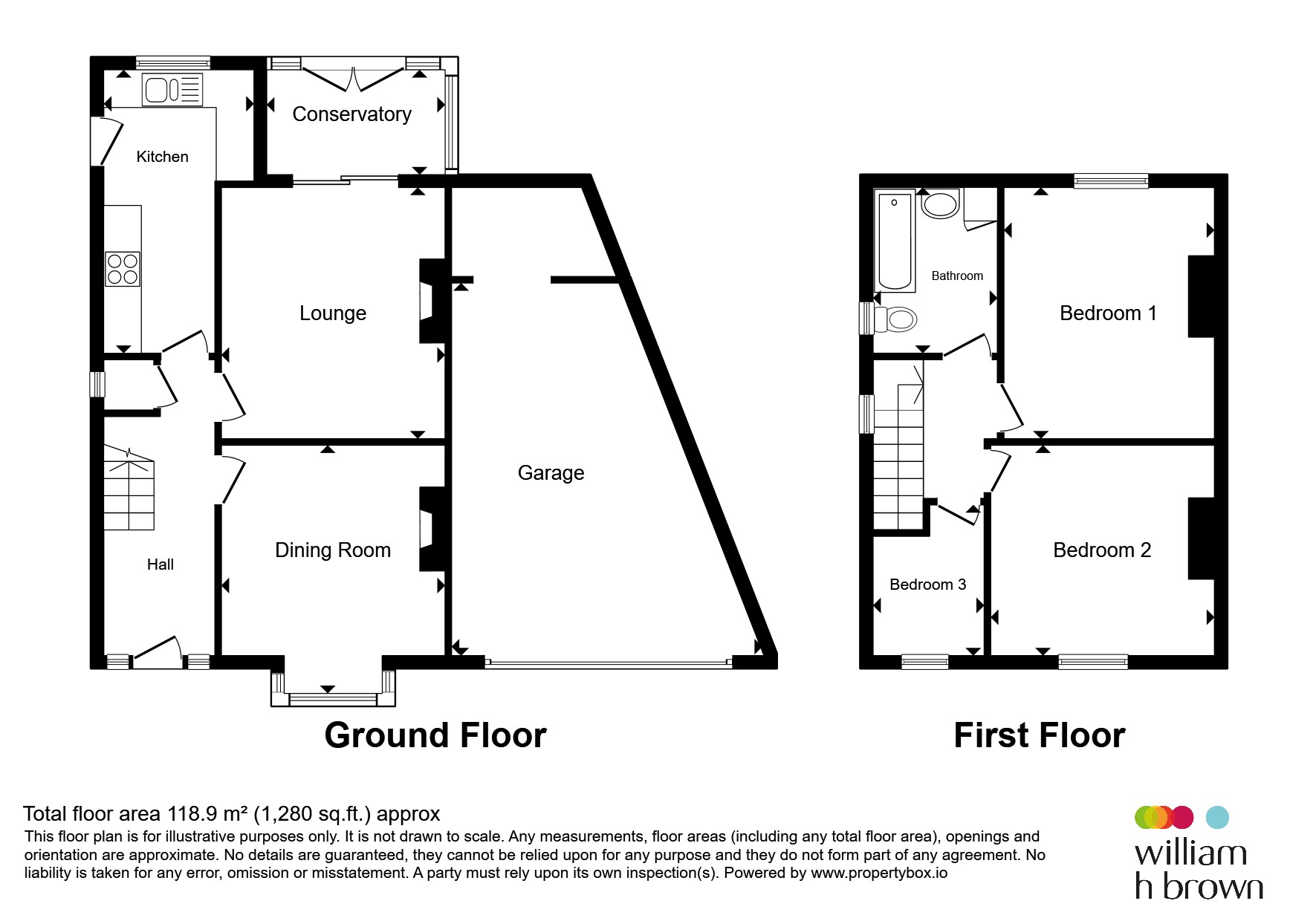2, College Road, CASTLEFORD floorplan