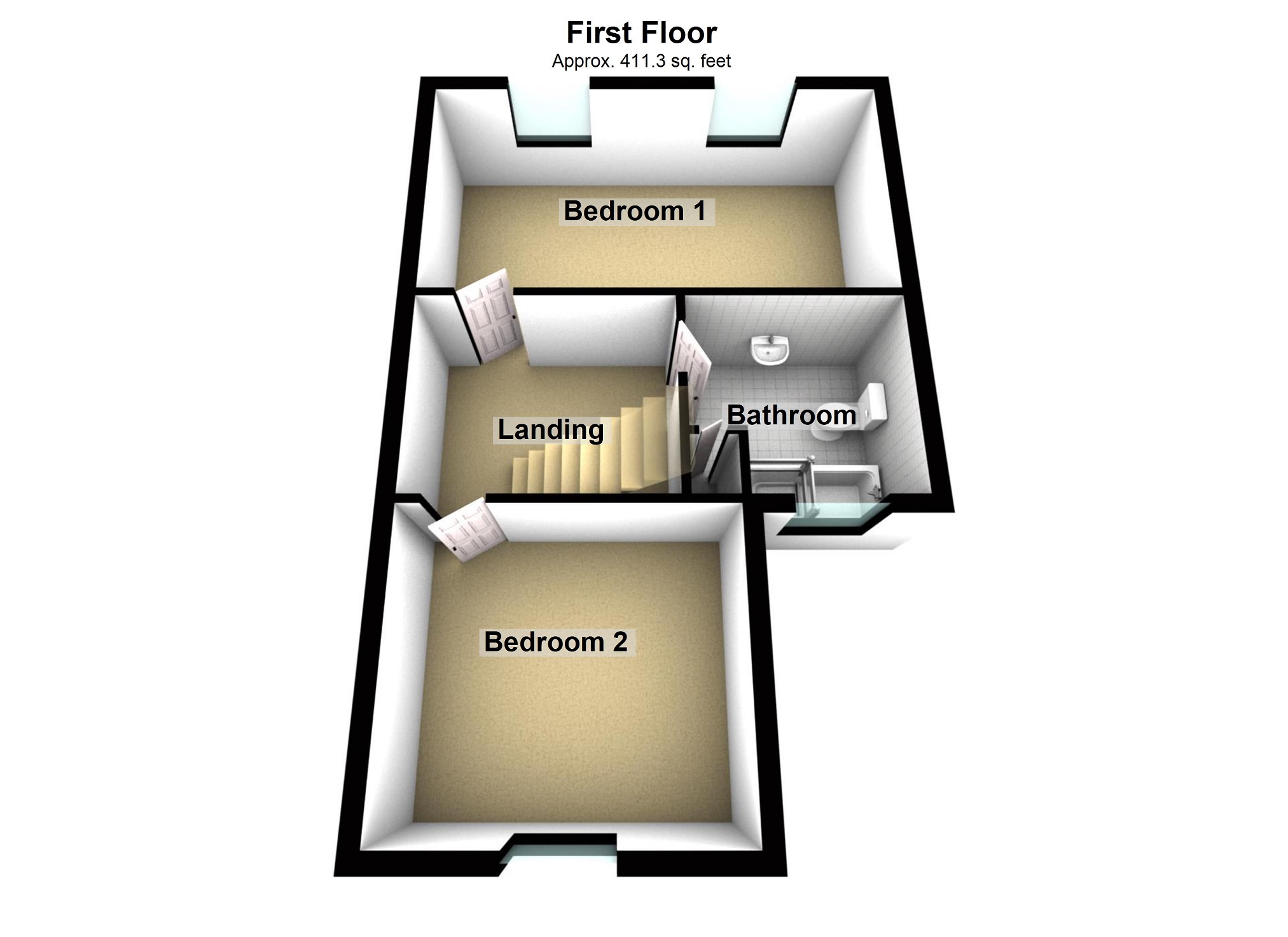 Plas Ystrad, Johnstown, Carmarthen, Carmarthenshire. SA31, 2 bedroom terraced house for sale